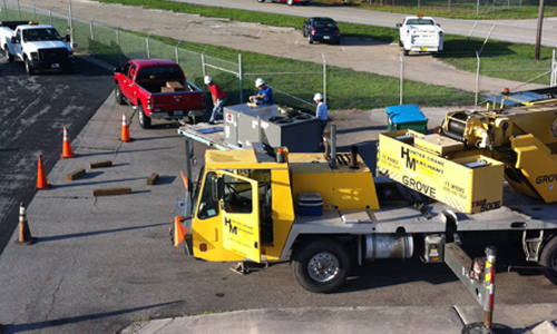 Replacement of rooftop package HVAC units at Page Field